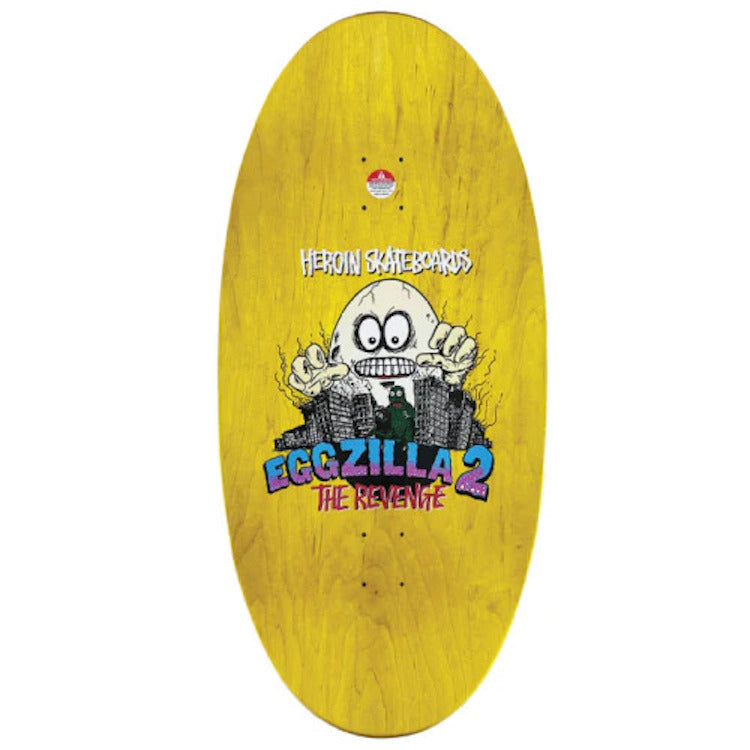 Heroin Skateboards Eggzilla 2 Skateboard Deck 14