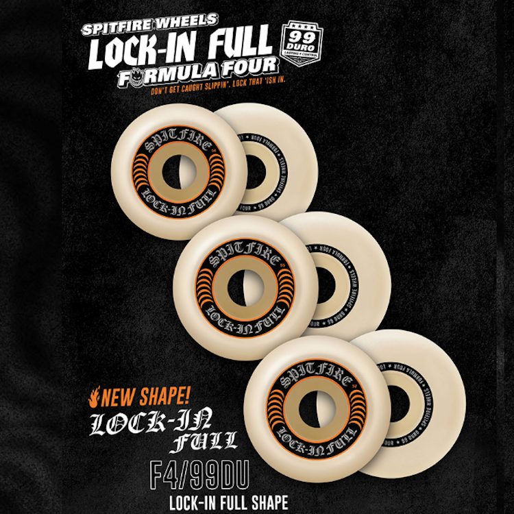 SPITFIRE LOCK-INS 99Duro ウィール 52mm Spitfire Wheels Lock-Ins