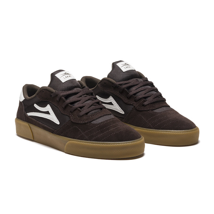 Lakai Cambridge Chocolate/Light Blue UV Suede Shoes – Flavour
