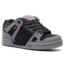 DVS Celsius Black/Charcoal/Red Nubuck Shoes