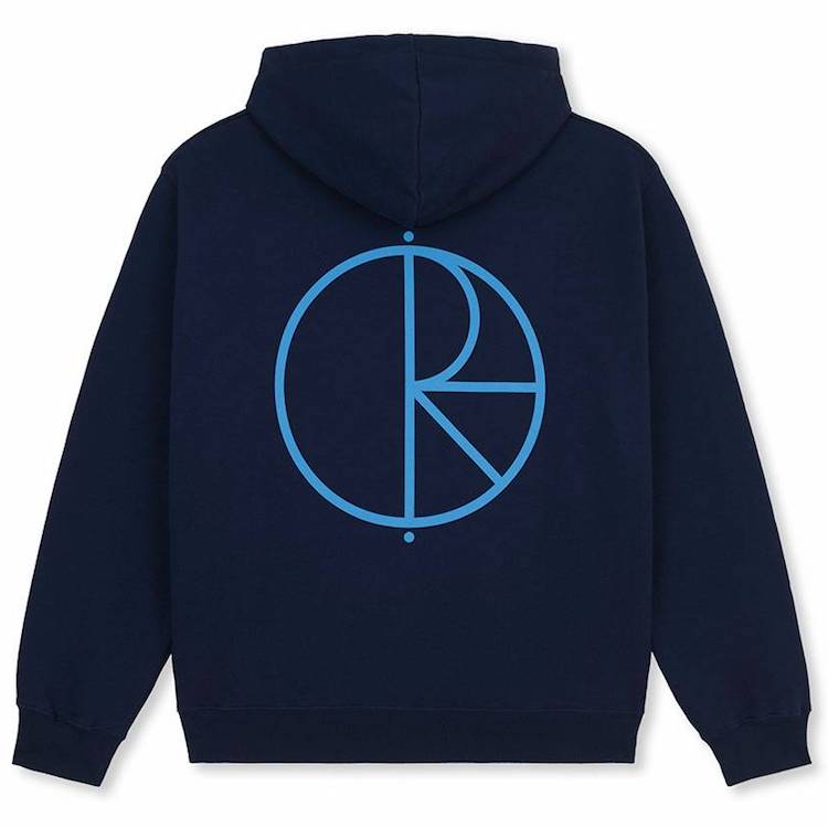 Polar Skate Co Dave Stroke Logo Hoodie Dark Blue – Flavour