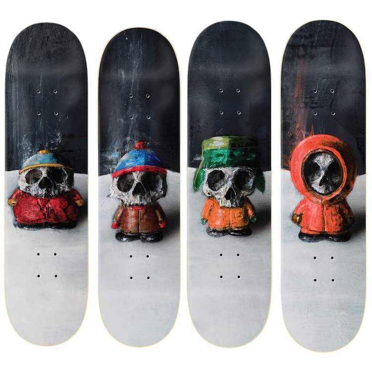 thumbnail image 2 of Zero Dern South Park Horror Skateboard Deck-8.25 2 of 10