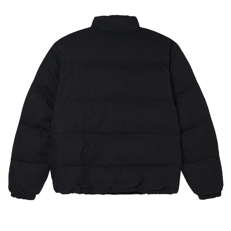 Stussy puffer jacket black deals