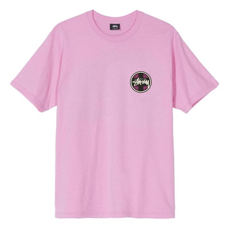 Stussy Cross Dot T-Shirt Pink – Flavour Skateshop