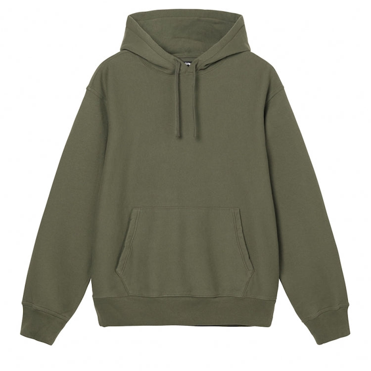Stussy Back Embroidered Hoody Sweatshirt Olive