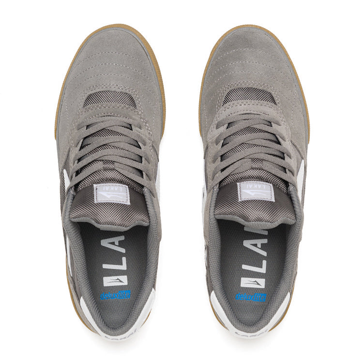 Lakai Cambridge Light Grey Gum Suede Shoes