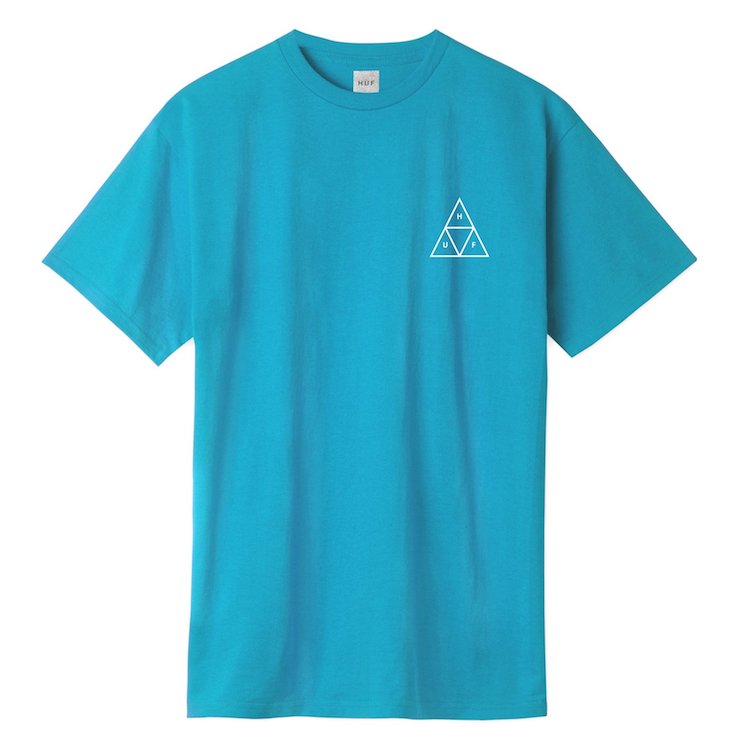 HUF Mirage Triple Triangle S S T Shirt Turquoise
