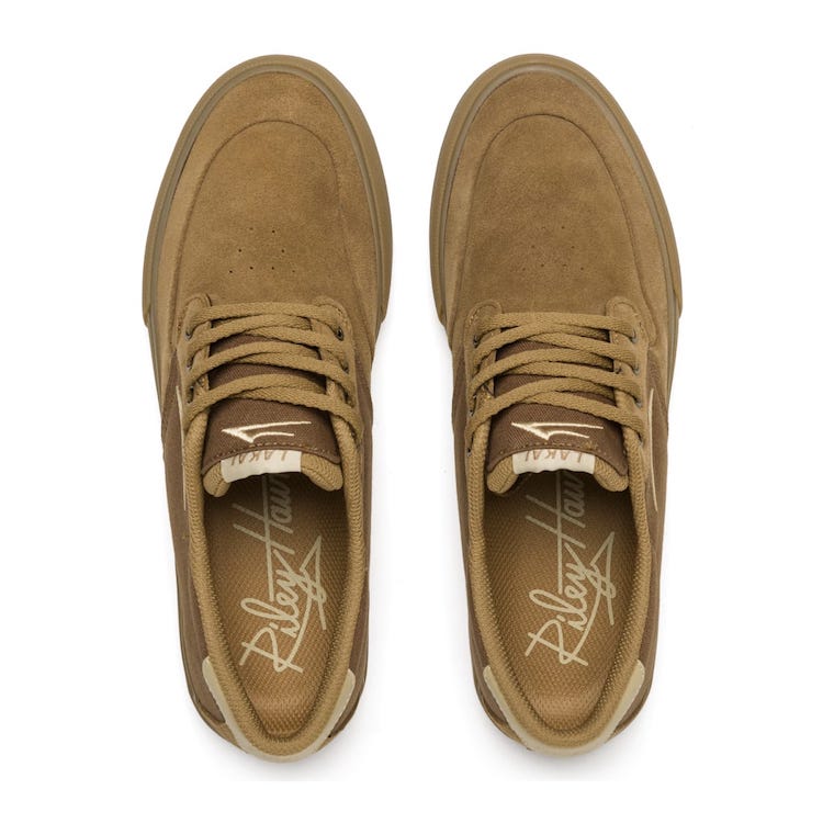 Lakai Riley 3 Walnut Suede Shoes Flavour Skateshop