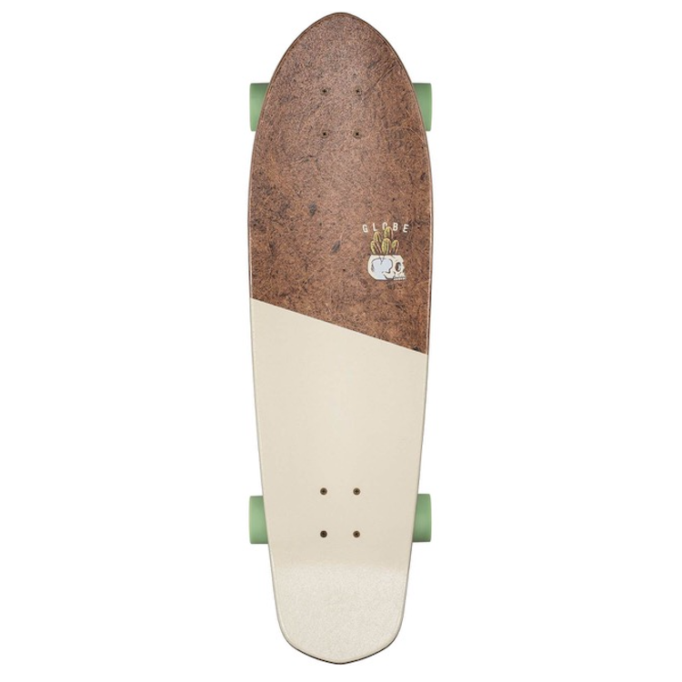 Globe Big Blazer Coconut/Palm Complete Skateboard Cruiser 9.125