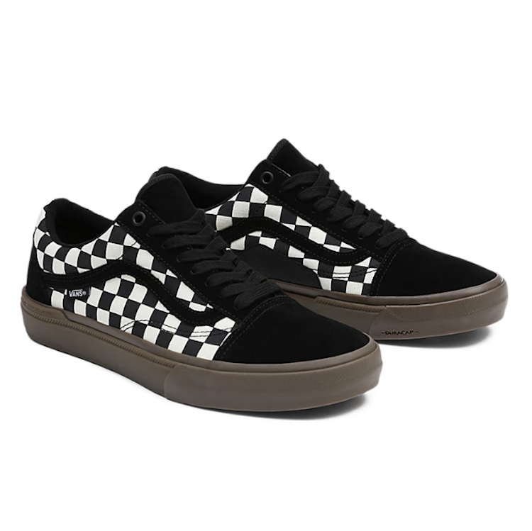 Vans old skool checkerboard black espresso uk on sale