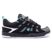 DVS Primo Black/Charcoal/Turquoise Nubuck Leather Shoes