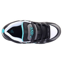 DVS Primo Black/Charcoal/Turquoise Nubuck Leather Shoes