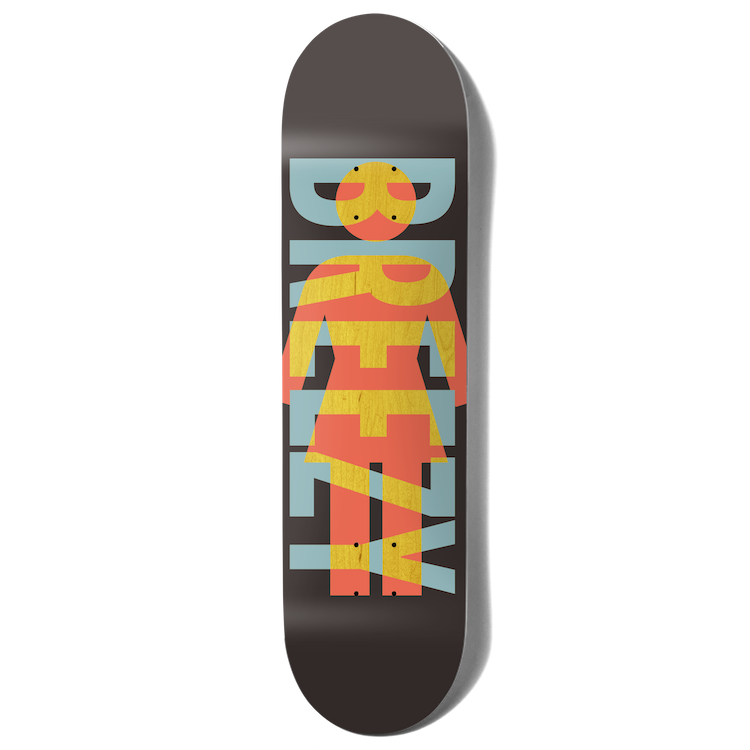 Girl Skateboards Breana Geering OG Knockout Skateboard Deck 8.5" Flavour
