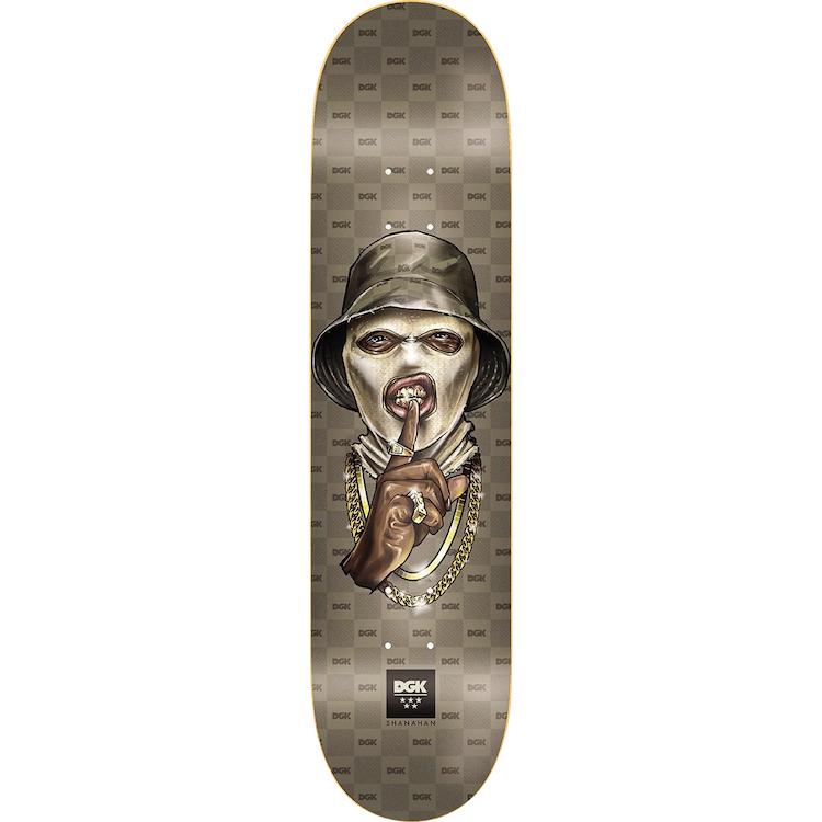 DGK Skateboards Caviar Shanahan Skateboard Deck 8.25