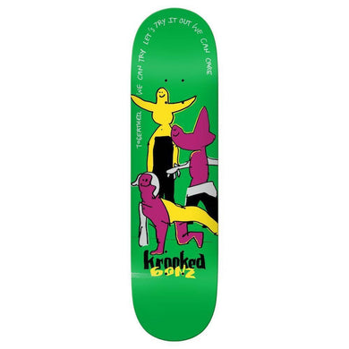 Krooked Skateboards Gonz 2Gether Skateboard Deck 8.62