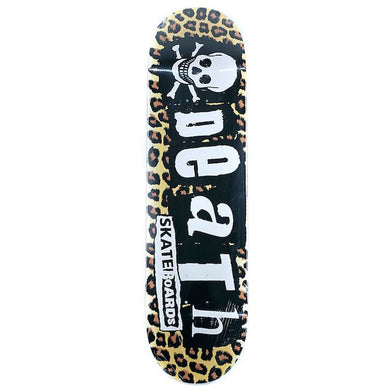 Death Skateboards Leopard Skateboard Deck 8.5