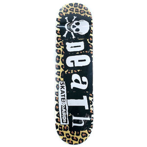 Death Skateboards Leopard Skateboard Deck 8.5"