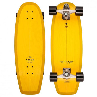 Arbor x Carver C7 Surfskate Tyler Warren Shaper Complete Skateboard 9.875
