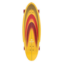 Arbor x Carver C7 Surfskate Jordan Brazie Yellow/Red Complete Skateboard 10"x 33"
