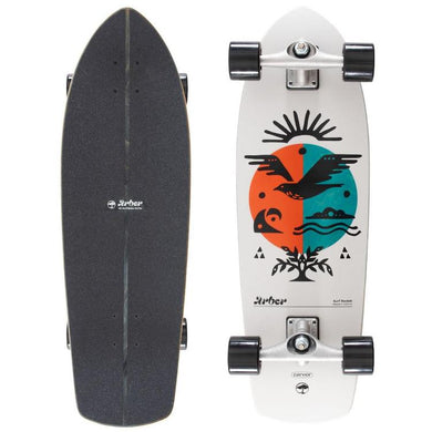 Arbor x Carver CX Surfskate Surf Rocket Complete Skateboard 9.5