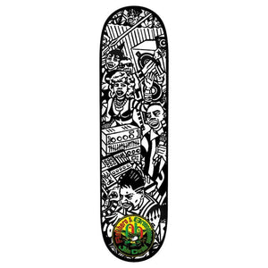 Anti Hero Skateboards Cardiel Greensleeves Skateboard Deck 8.62"
