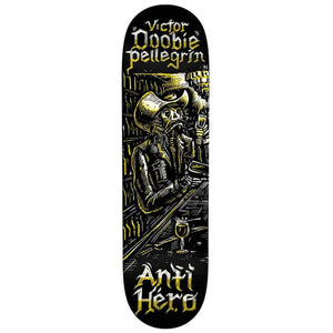 Anti Hero Skateboards Victor Doobie Pellegrin Absentes Skateboard Deck 8.75"