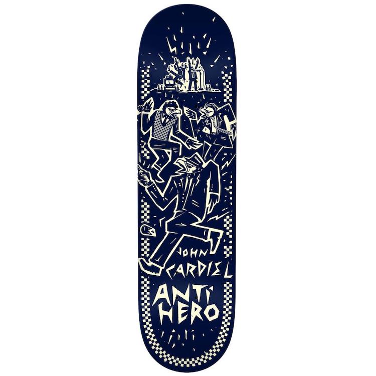 Anti Hero Skateboards John Cardiel Ruder Bwoys Skateboard Deck 8.62