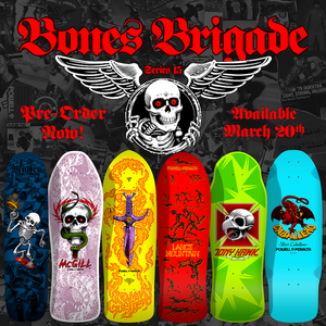 Powell Peralta Lance Mountain Future Primitive Bones Brigade Series 15 Reissue Skateboard Deck