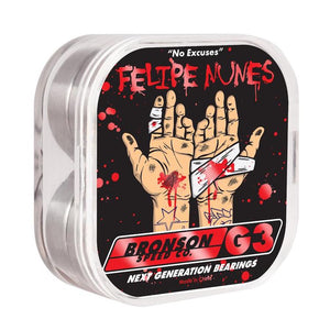 Bronson Speed Co Felipe Nunes Pro G3 Skateboard Bearings