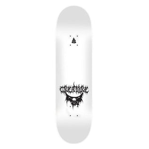 Creature Skateboards Raffin BLKMTL (UV Activated) Black/White Skateboard Deck 8.53"