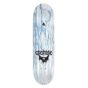Creature Skateboards Raffin BLKMTL (UV Activated) Black/White Skateboard Deck 8.53"