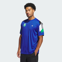 Adidas Skateboarding Brasil Power Of Three Aeroready Jersey T-Shirt Royal Blue