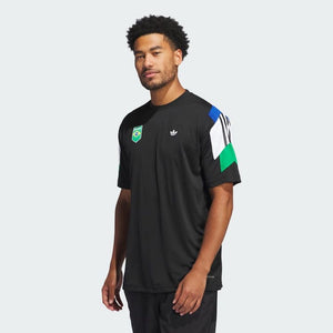 Adidas Skateboarding Brasil Power Of Three Aeroready Jersey T-Shirt Royal Black