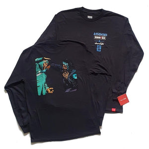 Chocolate Skateboards x Interscope Liquid Swords L/S T-Shirt Black