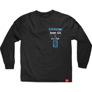 Chocolate Skateboards x Interscope Liquid Swords L/S T-Shirt Black