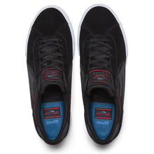 Lakai x Chocolate Flaco 2 Black/Red Suede Shoes