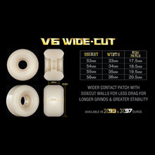 Bones Wheels X-Formula Widecut V6 Skateboard Wheels 95a 55mm