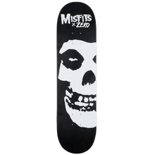 Zero Skateboards Zero x Misfits ‘Fiend Skull' GITD Skateboard Deck 8.25"