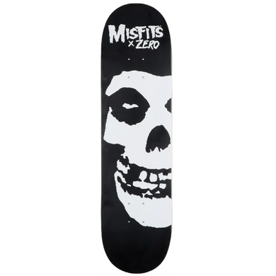 Zero Skateboards Zero x Misfits ‘Fiend Skull' GITD Skateboard Deck 8.25