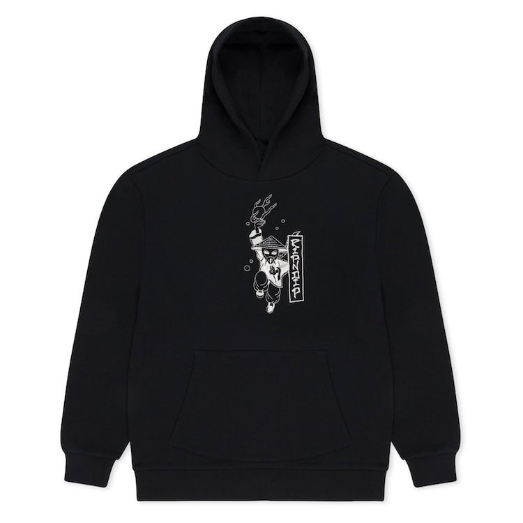 RIPNDIP RYU Embroidered Hoodie Black