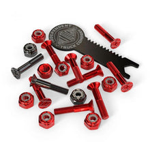 Independent Truck Co 1" Phillips Head Skateboard Bolts Red/Black