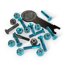 Independent Truck Co 1" Phillips Head Skateboard Bolts Blue/Black