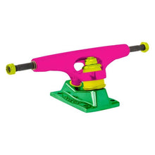 Krux Trucks K5 The Raver Standard Pink/Green/Yellow Skateboard Trucks 8.25"