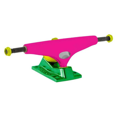 Krux Trucks K5 The Raver Standard Pink/Green/Yellow Skateboard Trucks 8.25