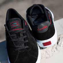 Lakai x Chocolate Flaco 2 Black/Red Suede Shoes