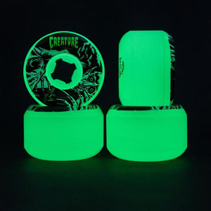 OJ Wheels x Creature Coffin Box Bloodsuckers Glow In The Dark Skateboard Wheels 101a 54mm