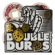 OJ Wheels Chris Russell Goblet Double Duro Skateboard Wheels White 101/95a 56mm