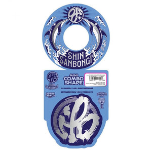 OJ Wheels Mini Combos Shin Sanbongi Dolphins Skateboard Wheels White 99a 54mm