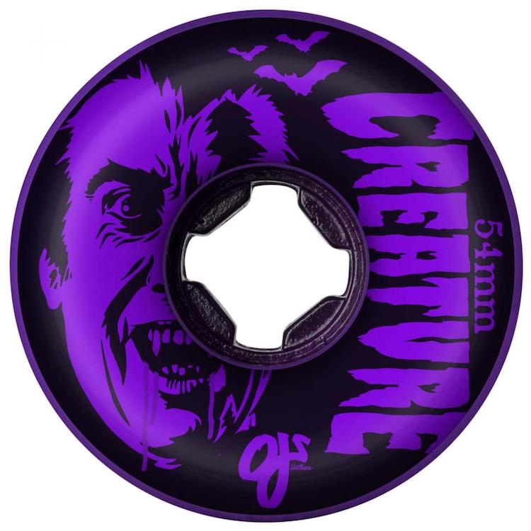 OJ Wheels x Creature Vampire Bloodsuckers Purple Skateboard Wheels 99a 54mm