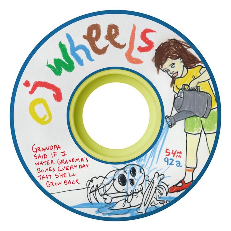 OJ Wheels Porous Walker Grandmas Keyframe Skateboard Wheels 92a 54mm